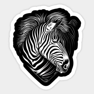 Zebra Birthing Practices Sticker